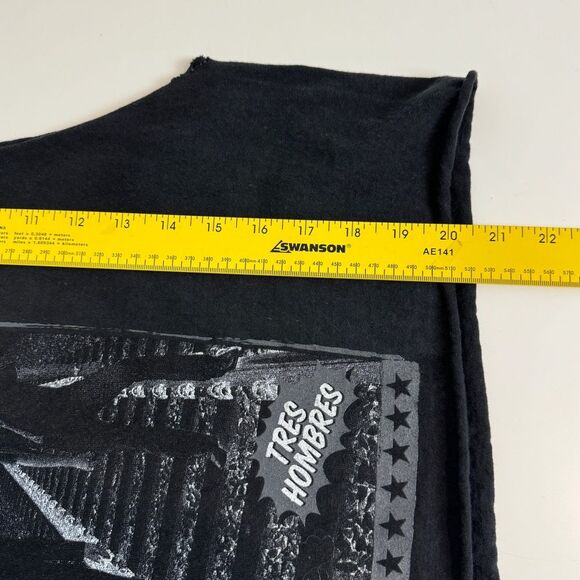 ZZ Top Black Cut-off 2021 Concert T-shirt M/L - Picture 5 of 5